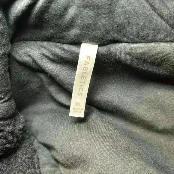 Fabletics Black Sherpa Summit Teddy Jacket oversized bomber full-zip - XL - Picture 5 of 8